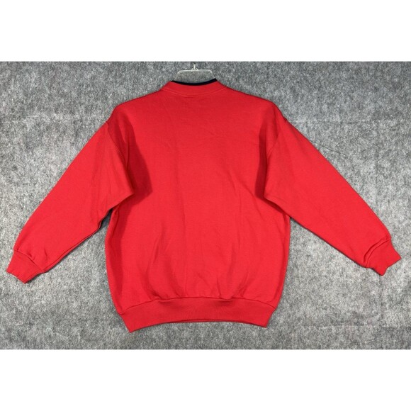 Vintage Disney Mickey Mouse Sweatshirt Women’s PM Red Scarf Embroidered - Picture 4 of 11